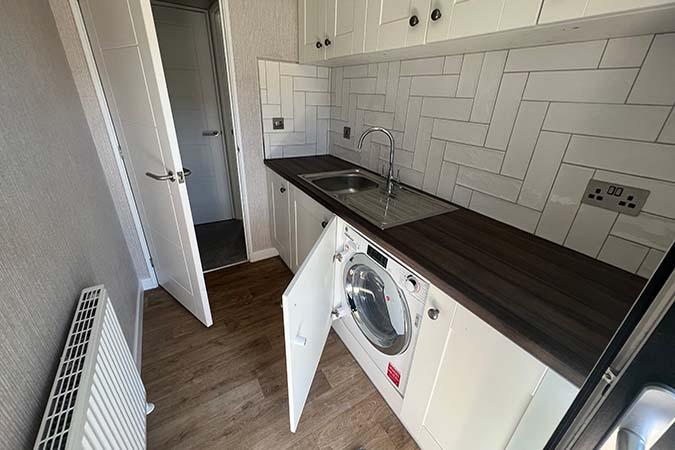 Omar Alderney lodge utility room